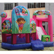 inflatable Dora the Explorer castles slide